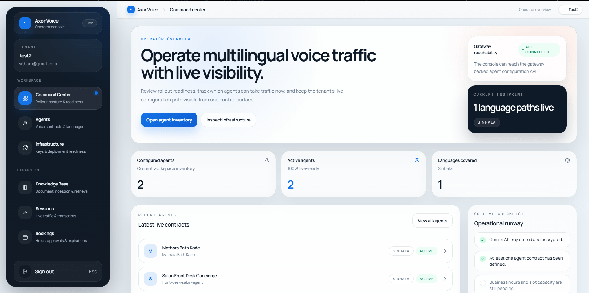 AxonVoice AI project case study preview